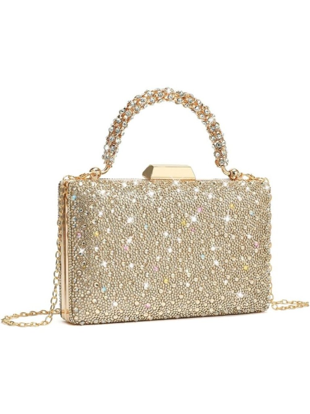 Rhinestone Clutch Purse | Crystal Evening Bag for Wedding, Prom & Party
